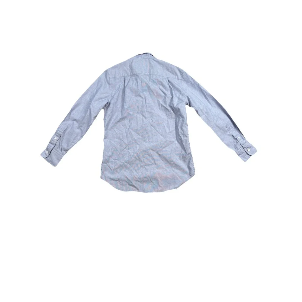 Crewcuts Ludlow J Crew Dress Shirt Size 10 Boy Button Up Long Sleeve Micro Check
